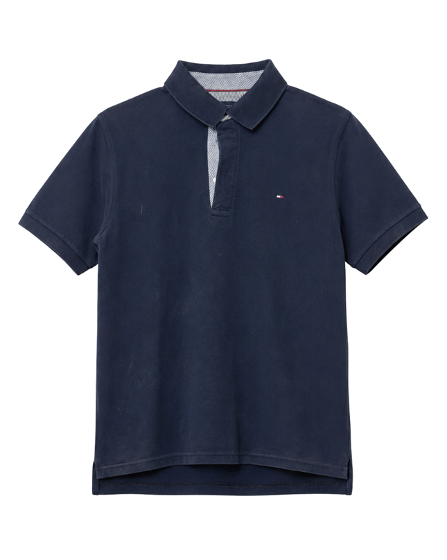 Tommy Hilfiger Navy Blue Men's Classic Short Sleeve Polo Shirt