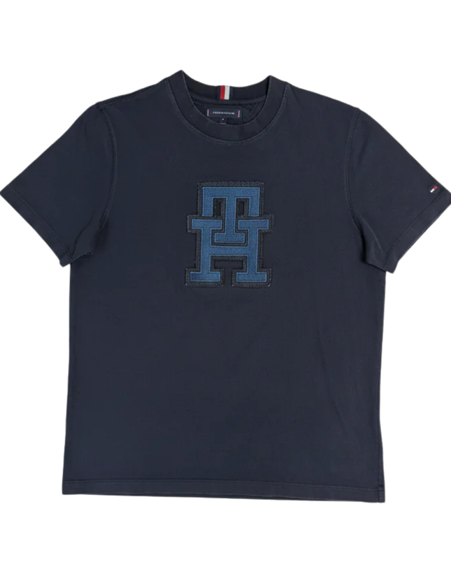 Tommy Hilfiger Navy Flag Logo T-Shirt