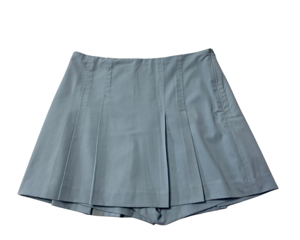 Zara Light Blue Pleated Mini Skort