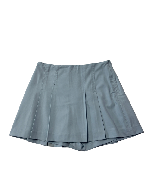 Zara Light Blue Pleated Mini Skort
