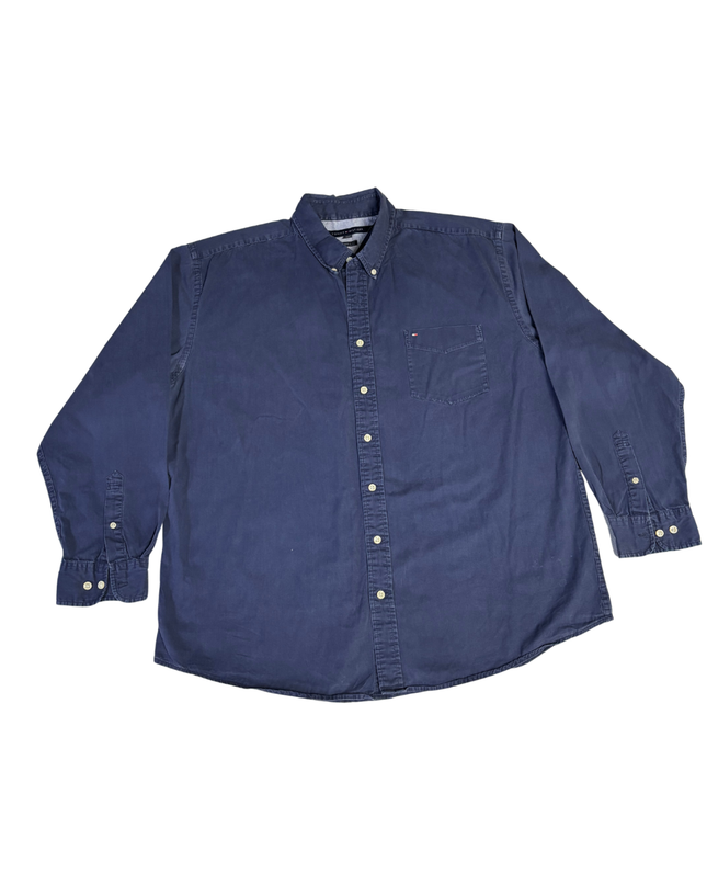 Tommy Hilfiger Blue Classic Fit Button-Down Shirt