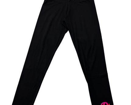 PINK Victoria's Secret Black Ultimate Logo Leggings
