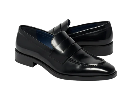 Charles & Keith Black Penny Loafers