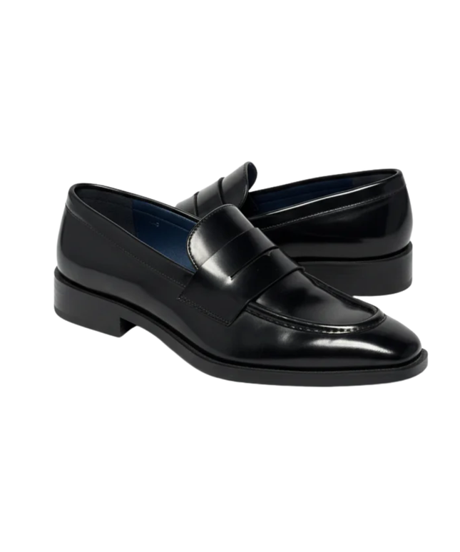Charles & Keith Black Penny Loafers