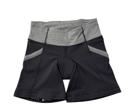 Lululemon Grey Padded Cycling Sports Shorts