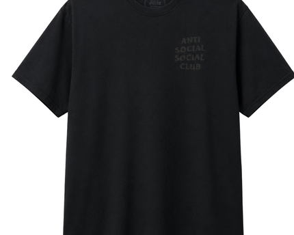 Anti Social Social Club Black Kkoch Floral Graphic Tee