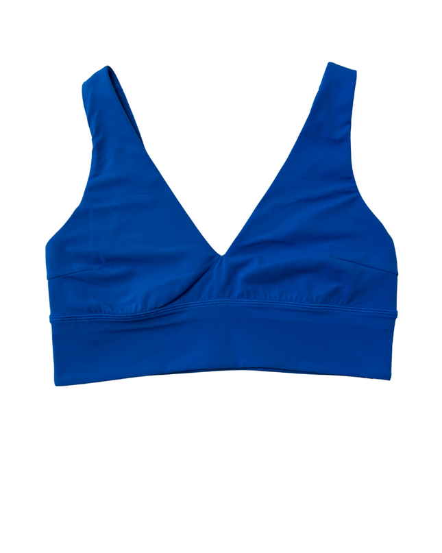 Lululemon Bright Blue V-Neck Align Sports Bra