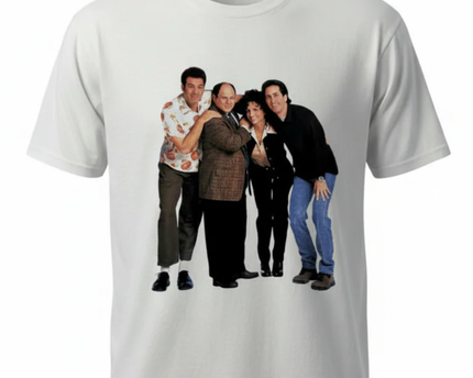 Seinfeld White Cast Graphic Tee Shirt