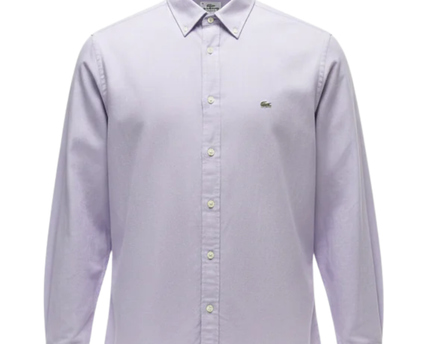 Lacoste Lavender Crocodile Long Sleeve Shirt