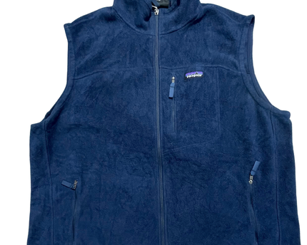 Patagonia Navy Blue Fleece Synchilla Vest