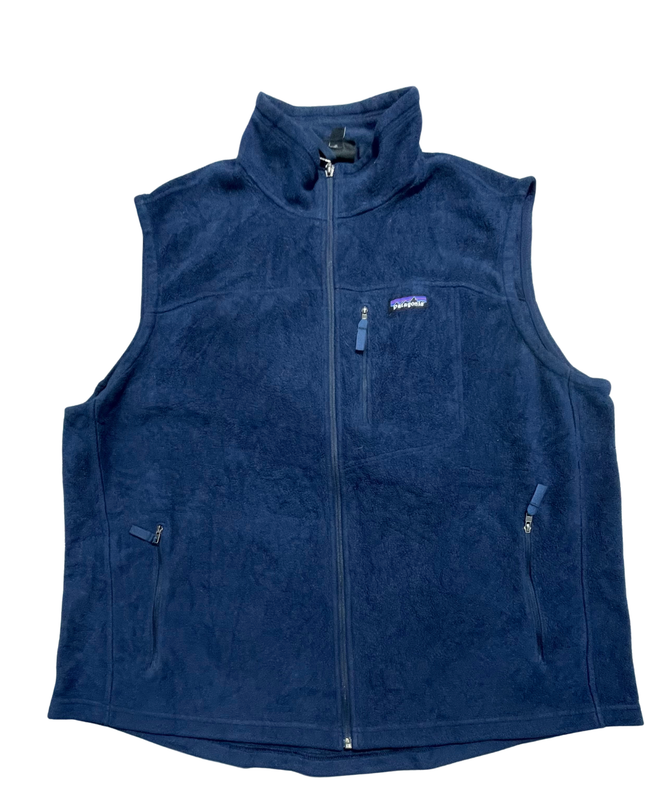 Patagonia Navy Blue Fleece Synchilla Vest