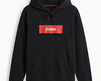 Jordan Black Dubai Box Logo Hoodie