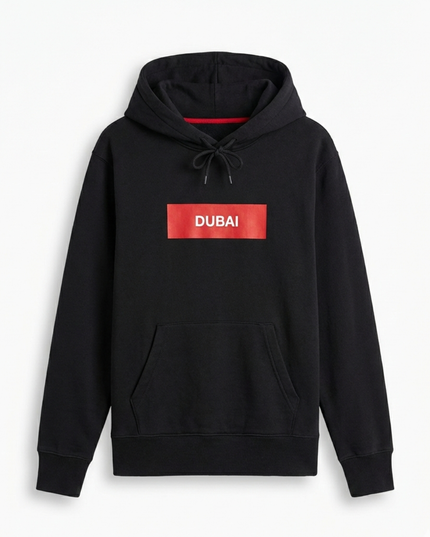 Jordan Black Dubai Box Logo Hoodie