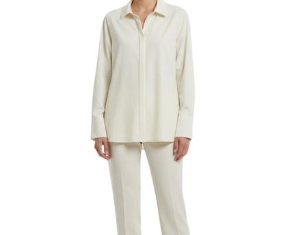 Alfani Off-white Button-Up Blouse