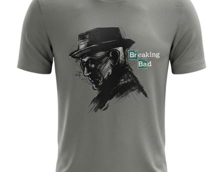 Primark Grey Breaking Bad Graphic Tee