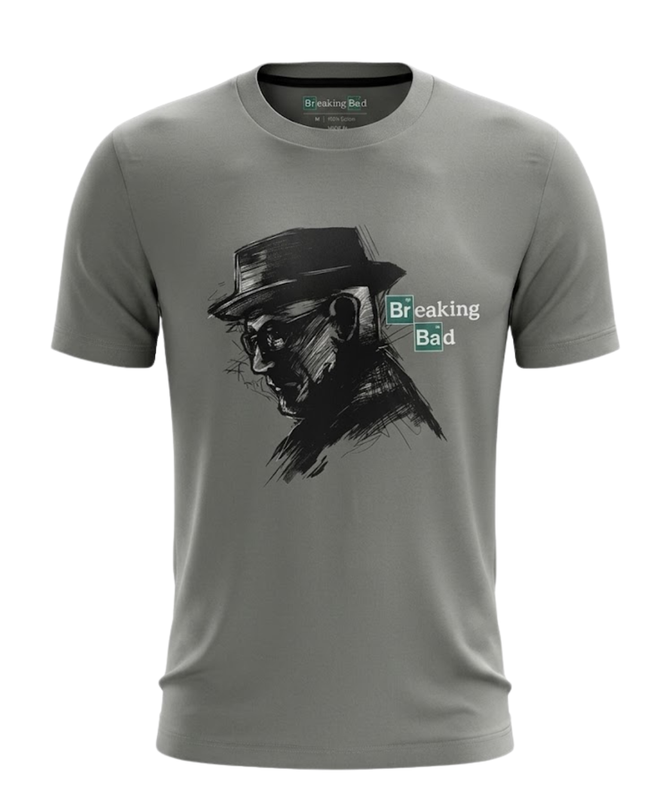 Primark Grey Breaking Bad Graphic Tee