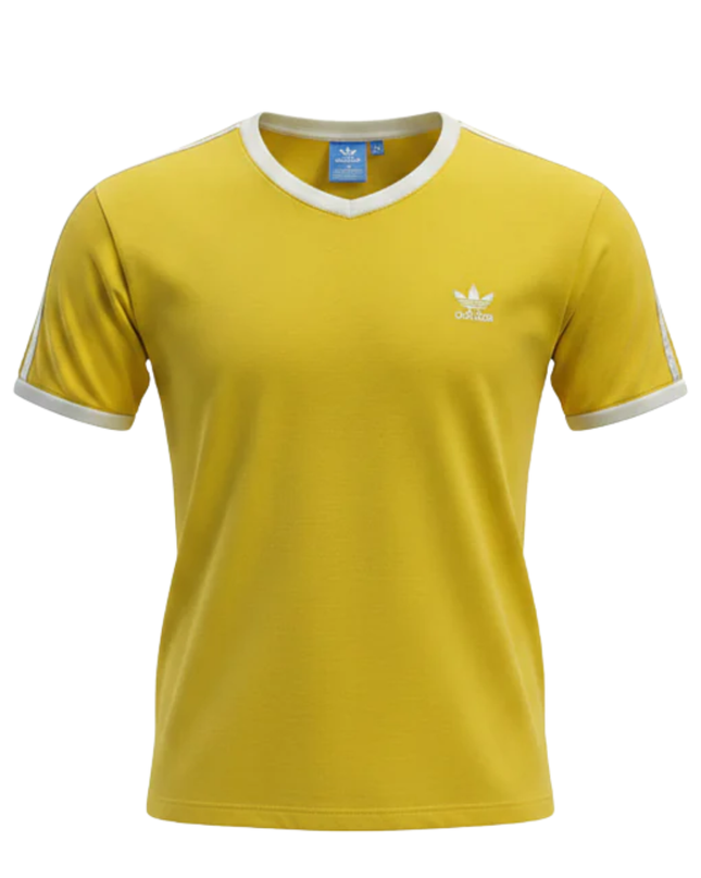 Adidas Yellow Trefoil T-Shirt