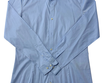 Jack & Jones Premium Light Blue Long Sleeve Stretch Shirt