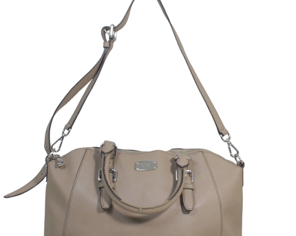 Michael Kors Beige Saffiano Leather Satchel Bag