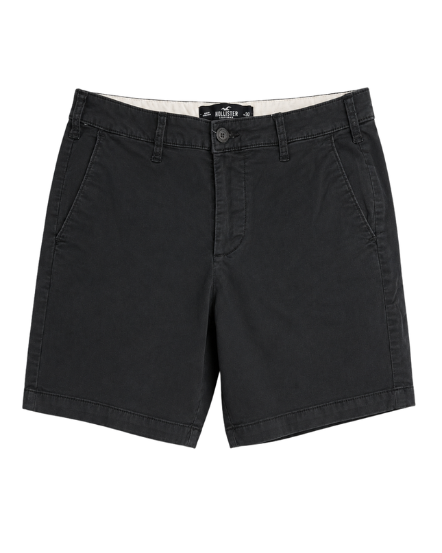 Hollister Black Flat Front Epic Flex Shorts