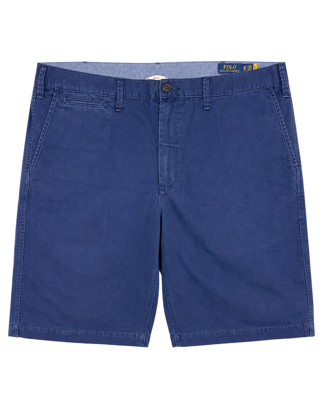 Polo Ralph Lauren Navy Blue Classic Fit Cotton Shorts