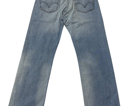 Levi's 501 Original Blue Straight Leg Button-Fly Jeans