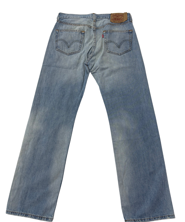 Levi's 501 Original Blue Straight Leg Button-Fly Jeans