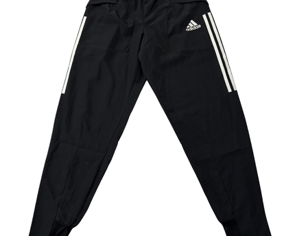 adidas Black 3-Stripe Athletic Track Pants