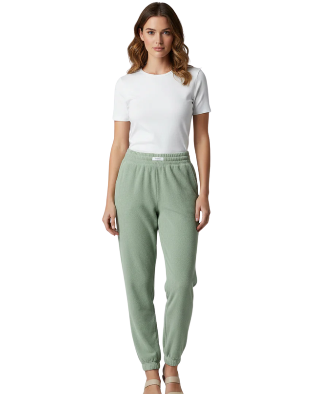 Reserved Green Terry Towelling Jogger Pants