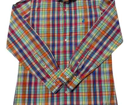 Polo Ralph Lauren Multi-color Plaid Custom Fit Button-Down Shirt