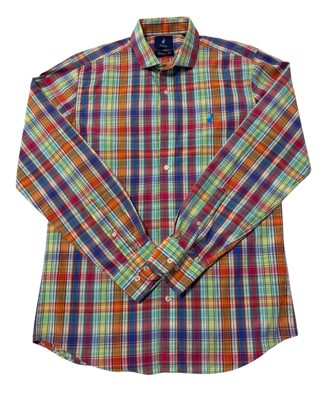 Polo Ralph Lauren Multi-color Plaid Custom Fit Button-Down Shirt