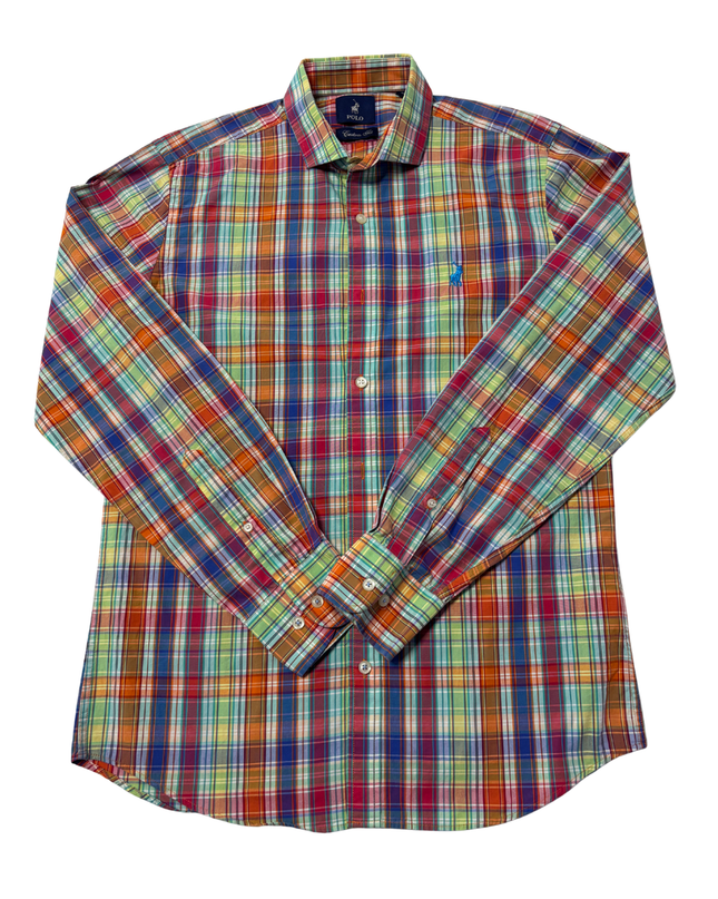 Polo Ralph Lauren Multi-color Plaid Custom Fit Button-Down Shirt