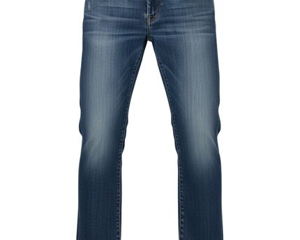 True Religion Blue Ricky Relaxed Straight Leg Jeans