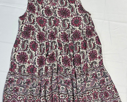 American Eagle Outfitters Multicolor Floral Paisley Tiered Mini Dress