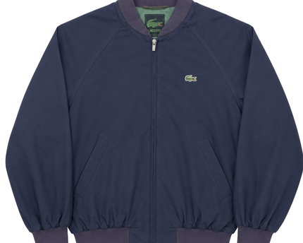 Lacoste Navy Vintage Harrington Bomber Jacket