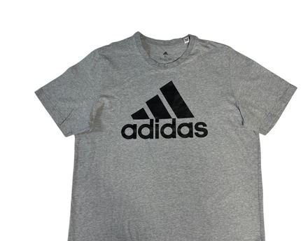Adidas Grey Graphic Logo T-Shirt