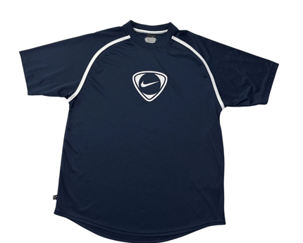 Nike Navy Swoosh Sports T-Shirt