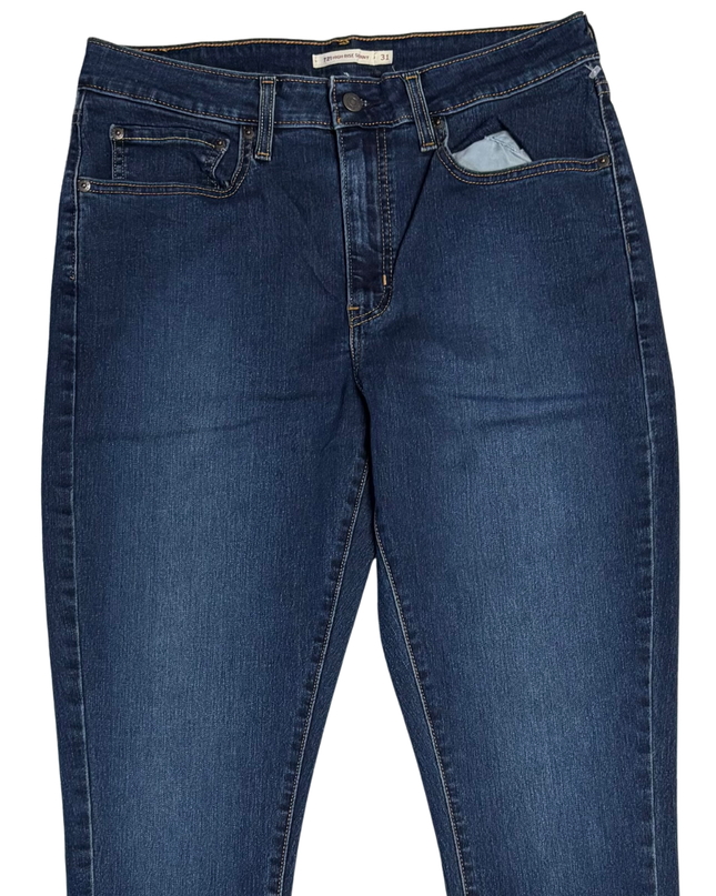 Levi's 721 High Rise Skinny Dark Blue Jeans