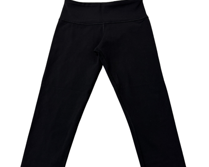 Lululemon Black Cropped Performance Leggings