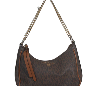 Michael Kors Brown Monogram Shoulder Bag