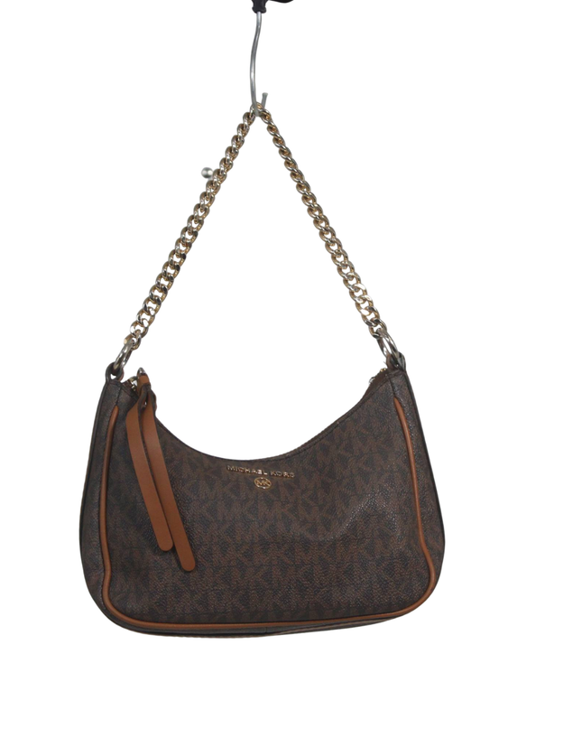 Michael Kors Brown Monogram Shoulder Bag