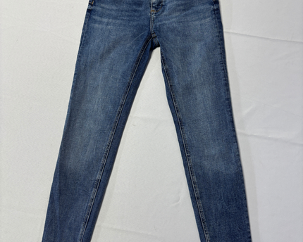 Zara Blue Mid-Rise Skinny Jeans