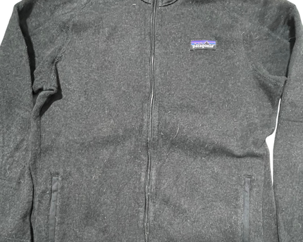 Patagonia Grey Full-Zip Better Sweater Fleece Jacket