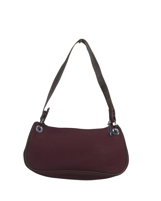 Lacoste Maroon Mini Shoulder Bag
