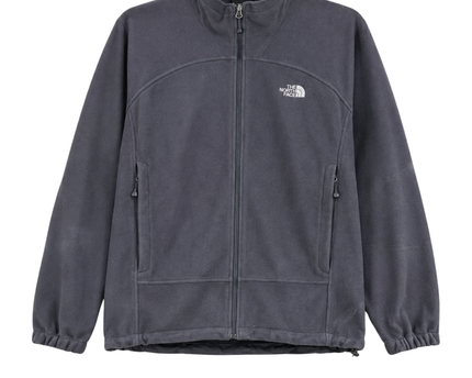 The North Face Dark Grey WindWall Fleece Full-Zip Jacket