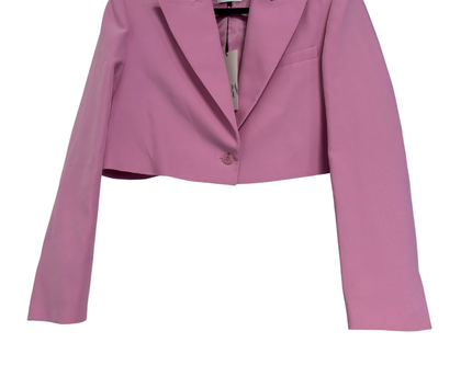 Zara Pink Cropped Single Button Blazer / W Tags