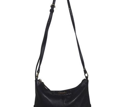 Coach Black Leather Crossbody Bag