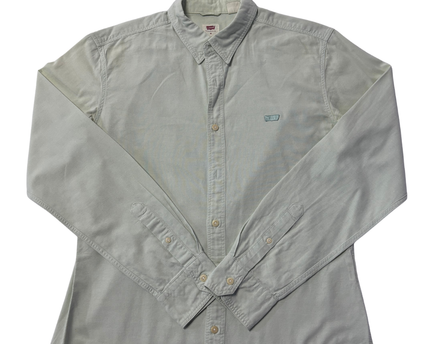 Levi's Light Green Slim Fit Long Sleeve Button-Down Shirt