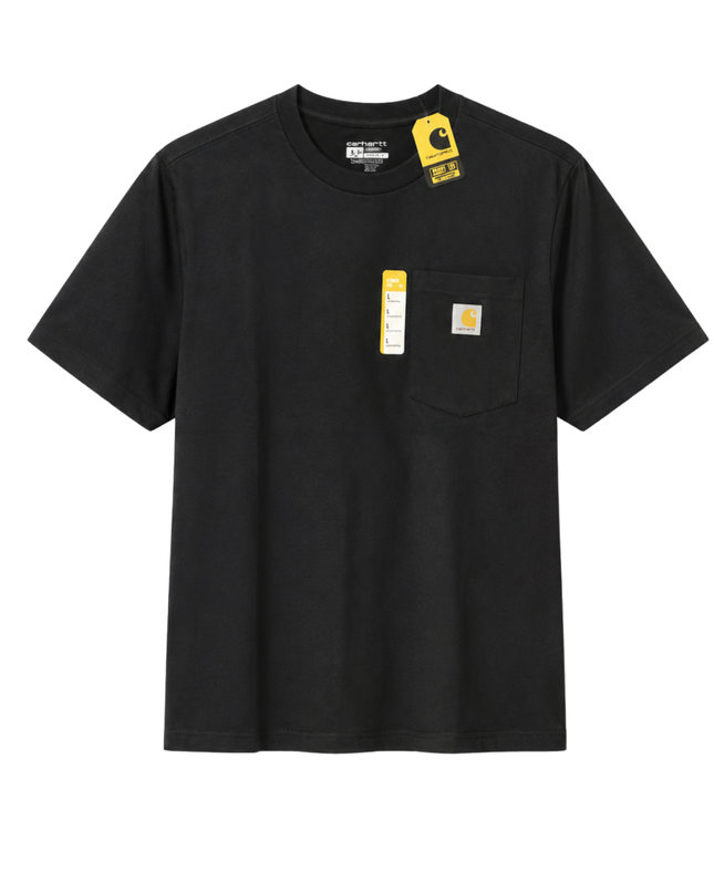 Carhartt Black Loose Fit Short Sleeve Pocket T-Shirt W/Tags