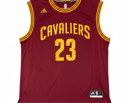 Adidas Maroon Cleveland Cavaliers LeBron James #23 NBA Jersey